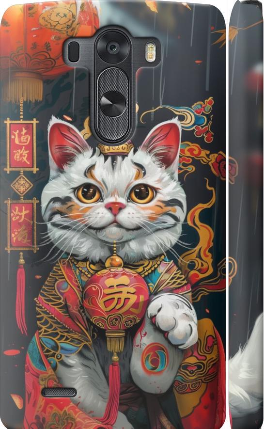 Чехол на LG G3 dual D856 China Cat v2 (6135m-56-42517)