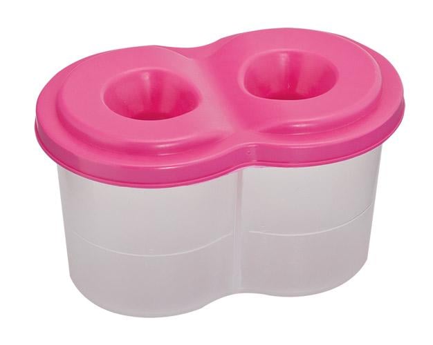 Стакан-непроливайка ZiBi подвійний Рожевий (ZB.6901-10)