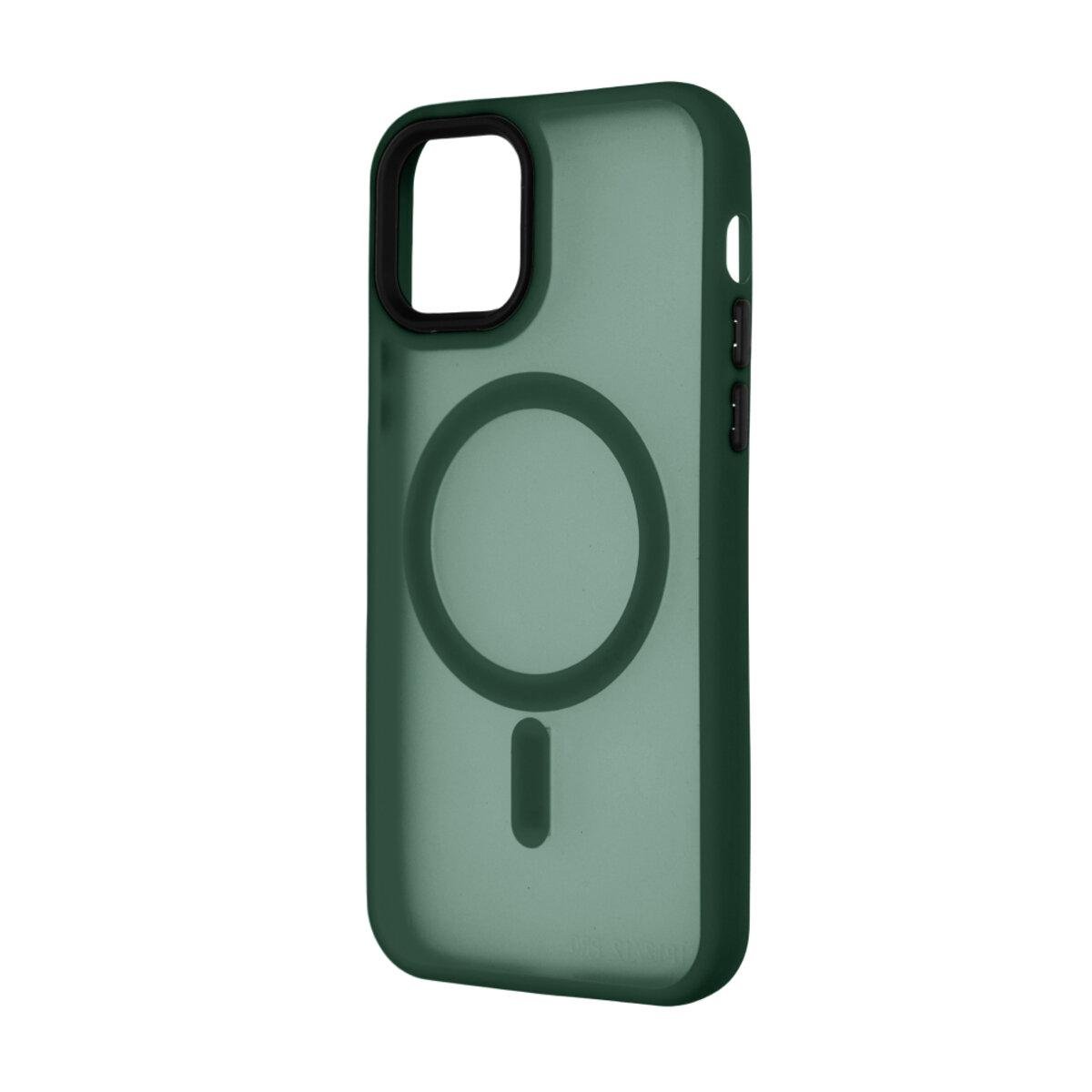 Протиударний чохол для Apple iPhone 12 Cosmic Magnetic Color HQ / Green