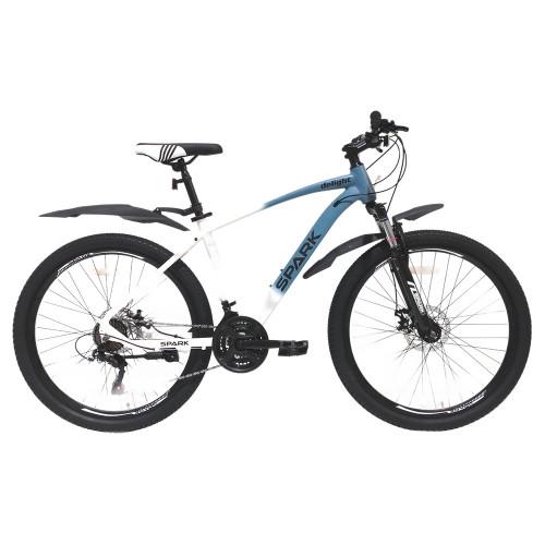 Велосипед Spark Delight колеса 26" алюминиевая рама 17" Белый с синим (000218774) - фото 1 Велосипед Spark Delight колеса 26" алюминиевая рама 17" Белый с синим (000218774) - фото 1