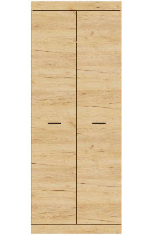 Шафа Еверест Соната-800 2-х дверна 800х500х2050 мм Крафт золотий (ЕВ20396) - фото 7 Шафа Еверест Соната-800 2-х дверна 800х500х2050 мм Крафт золотий (ЕВ20396) - фото 7