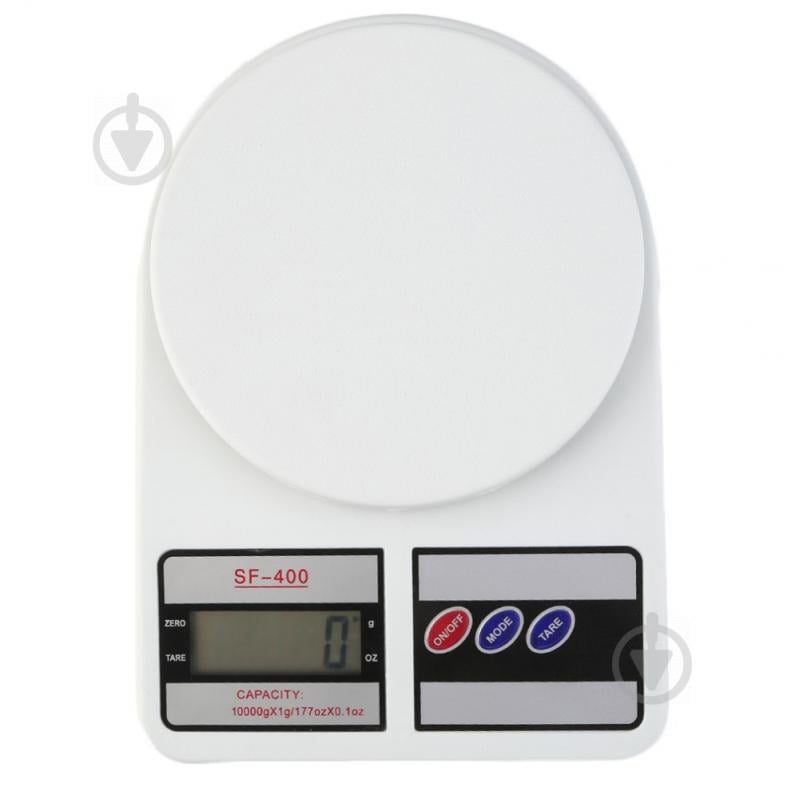 Электронные кухонные весы RIAS SF- 400 с LCD-дисплеем 10 кг White (3sm_523460064) Электронные кухонные весы RIAS SF- 400 с LCD-дисплеем 10 кг White (3sm_523460064)
