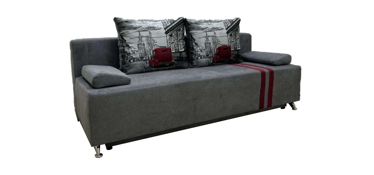 Диван еврокнижка Шнхай с подушками и нишей 195х140 см Серый (1764724460) - фото 2 Диван еврокнижка Шнхай с подушками и нишей 195х140 см Серый (1764724460) - фото 2