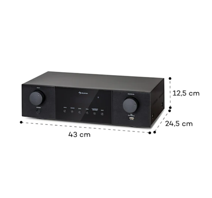 Усилитель звука DAB AMP-4000 Hi-Fi/DAB+/Радио/USB (10038329) - фото 5