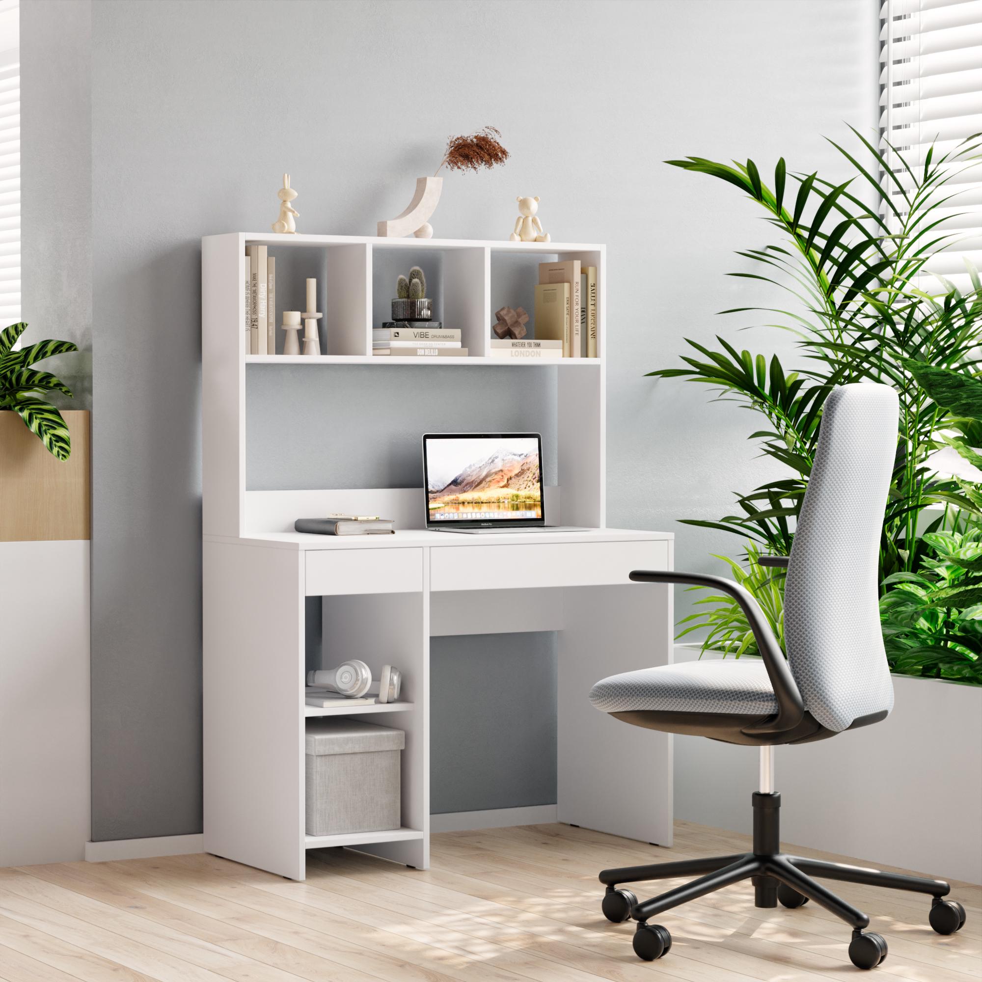 Стіл письмовий Furnigrade КС-17 145х100х50 см Білий Стіл письмовий Furnigrade КС-17 145х100х50 см Білий