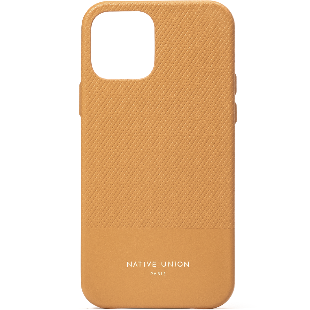 Шкіряний чохол-накладка Native Union Clic Heritage Case for iPhone 12/12 Pro, Ocre (CHRTG-YLW-NP20M)