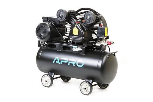 Компрессор двухцилиндровый ременный Apro OFBD-50 2,2 кВт 402 л/мин 8 бар 50 л 2 краны и масло 0,5 л (2969024646)