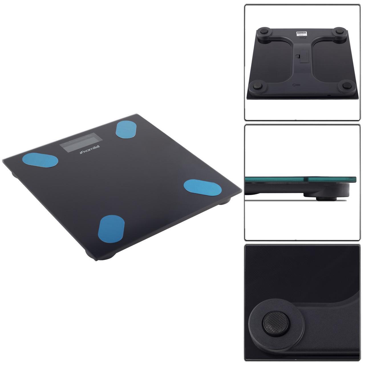 Ваги підлогові Kamille Smart електронні 28 см KM-7111 - фото 3 Ваги підлогові Kamille Smart електронні 28 см KM-7111 - фото 3