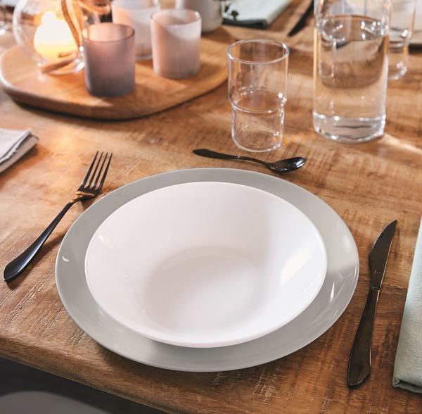 Тарелка суповая Luminarc Diwali 20 см Granit (P0703) - фото 3 Тарелка суповая Luminarc Diwali 20 см Granit (P0703) - фото 3