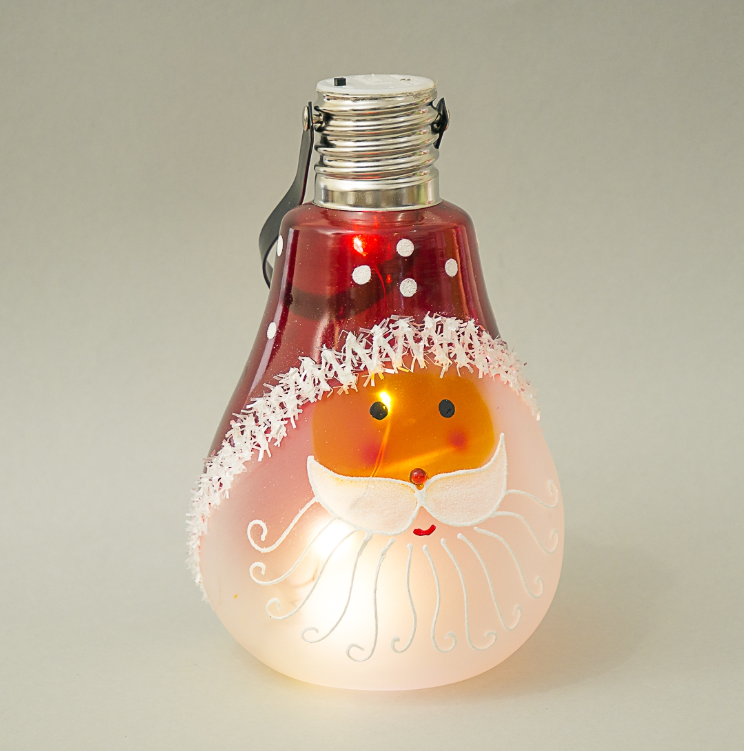 Ліхтарик новорічний Санта Клаус (AWN-00483) Ліхтарик новорічний Санта Клаус (AWN-00483)