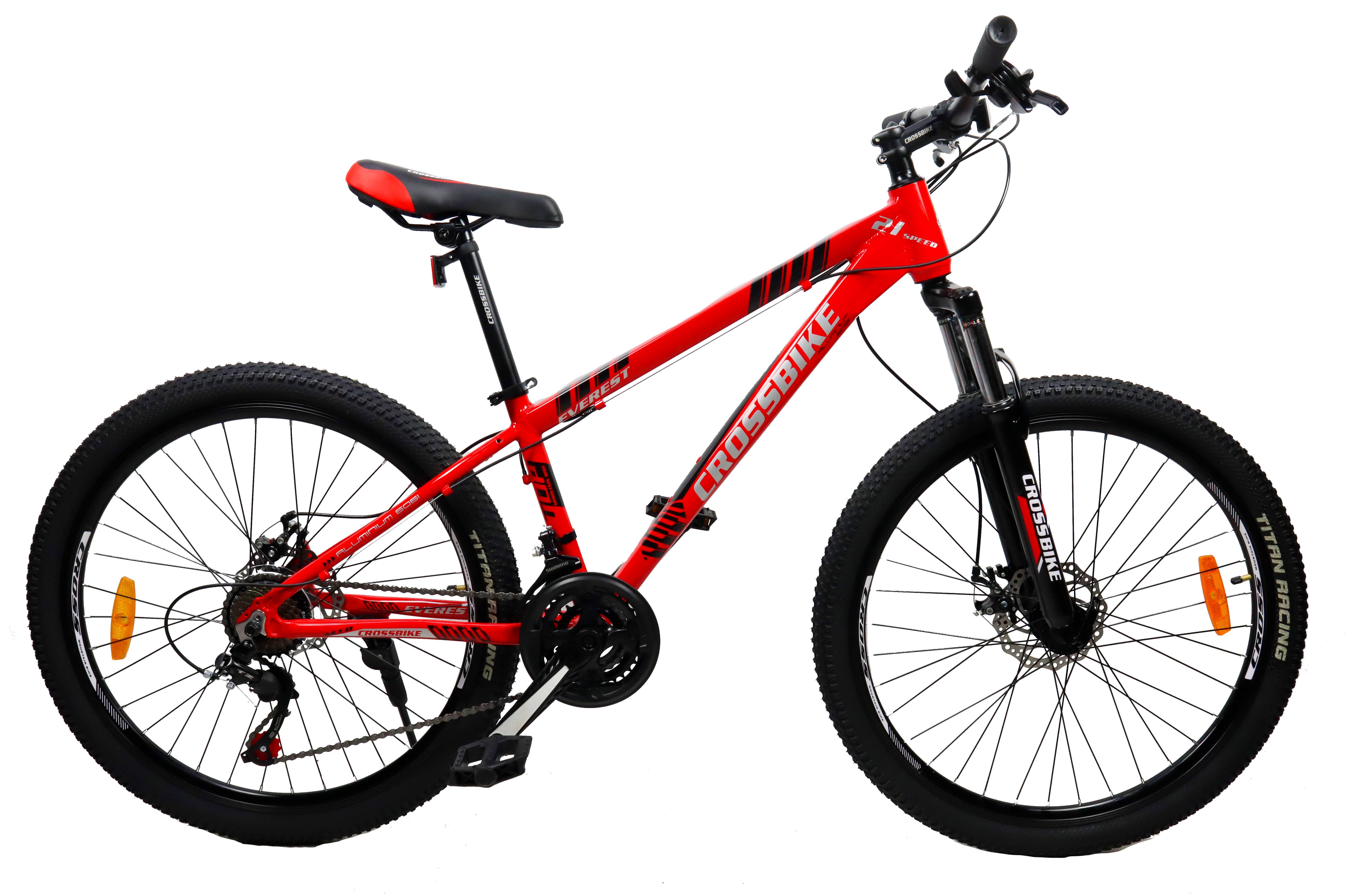 Велосипед CrossBike Everest 24"12" Красный
