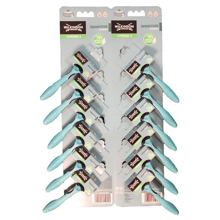 Станок для бритья Wilkinson Xtreme 3 Sensitive 12 шт. (1713101769)