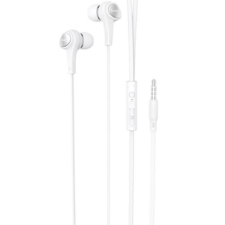 Наушники HOCO Passion in-line control eaphones с микрофоном M66 Hi-Res Белые Наушники HOCO Passion in-line control eaphones с микрофоном M66 Hi-Res Белые