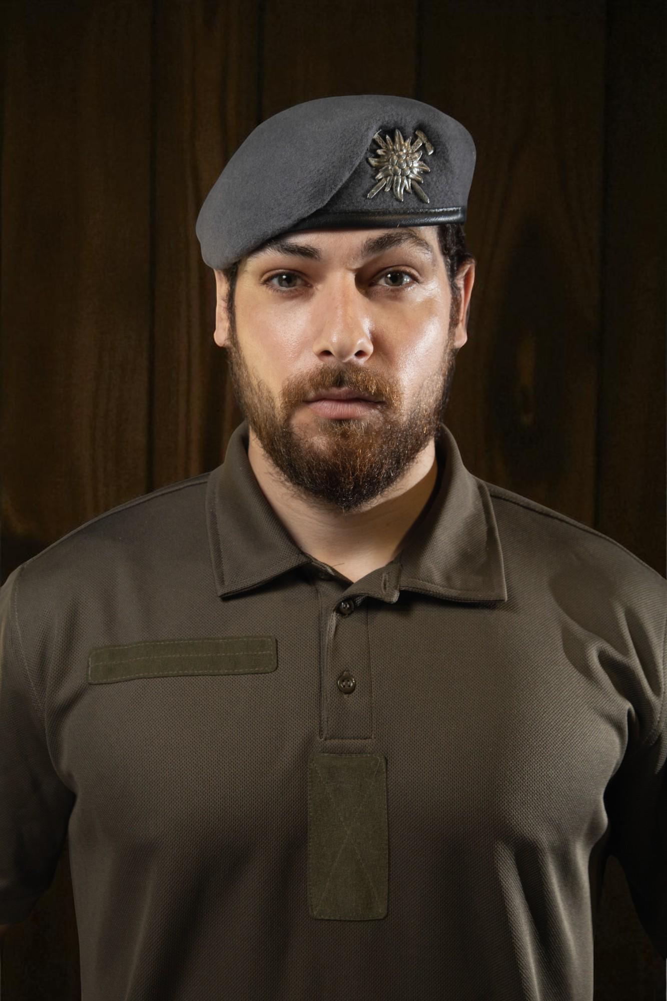 Берет Горная пехота Украины M/55-56 см Темно-серый (29044711) - фото 3