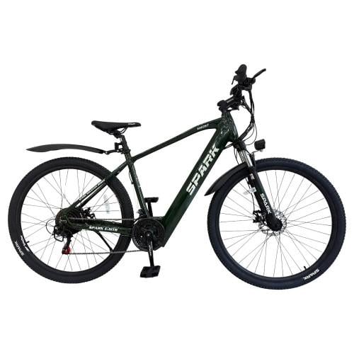 Велосипед з електромотором Spark E-MTB GHOST 17" 48V 500W 12,8 Ah Темно-зелений (000239951)