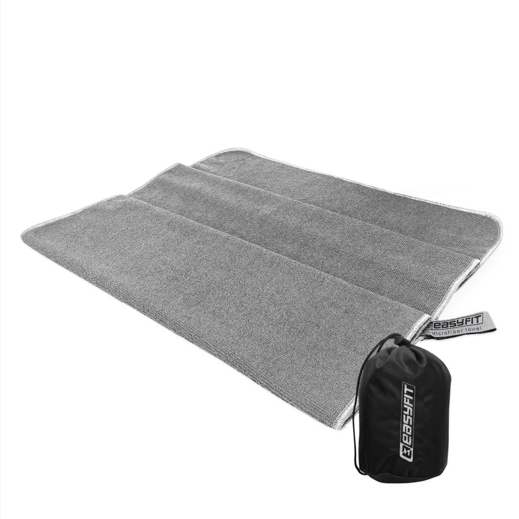 Рушник спортивний EasyFit RoyalWing 140х60 см з мікрофібри та чохлом (21732)