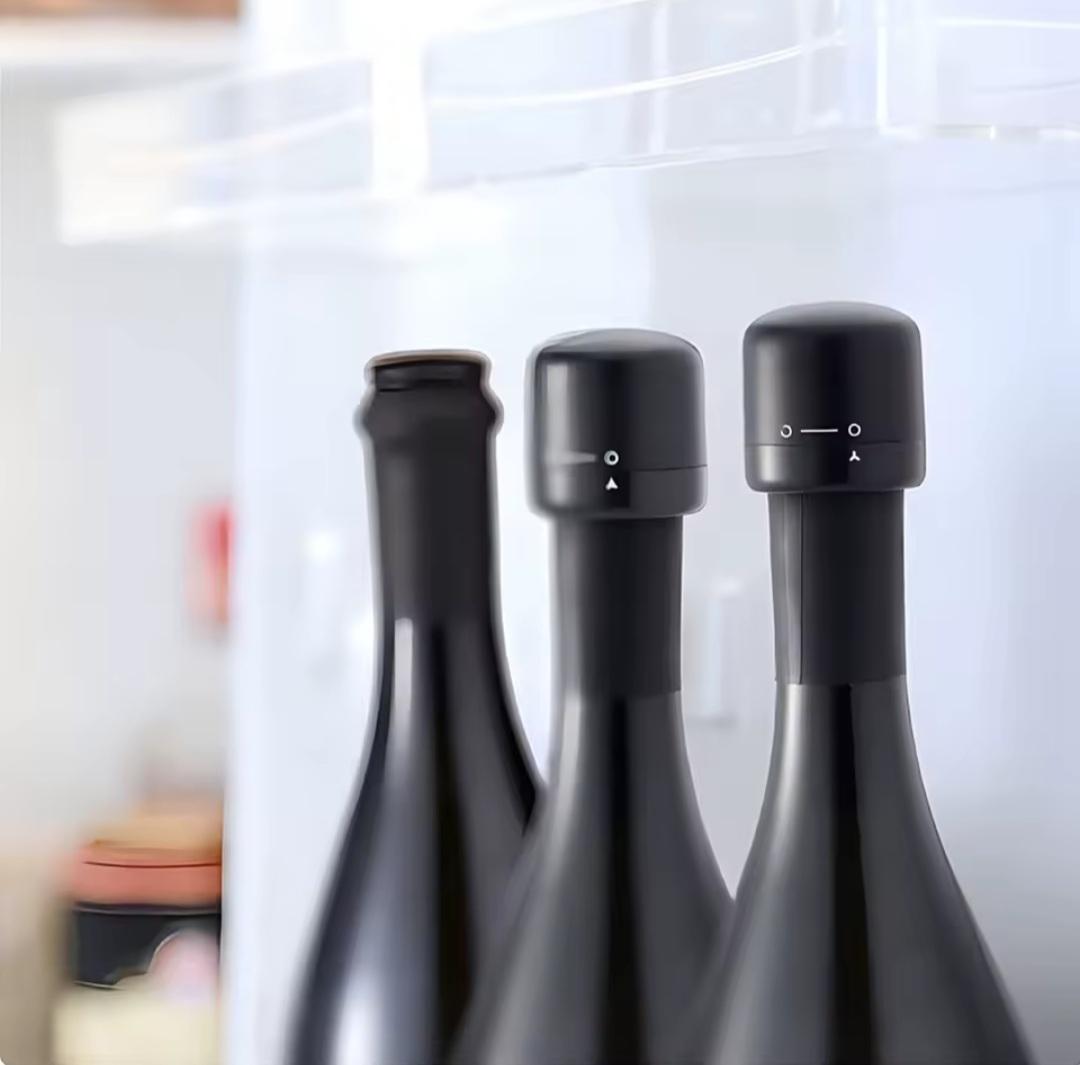 Пробка для вина багаторазова вакуумна Mini wine stopper (2543990715) - фото 2