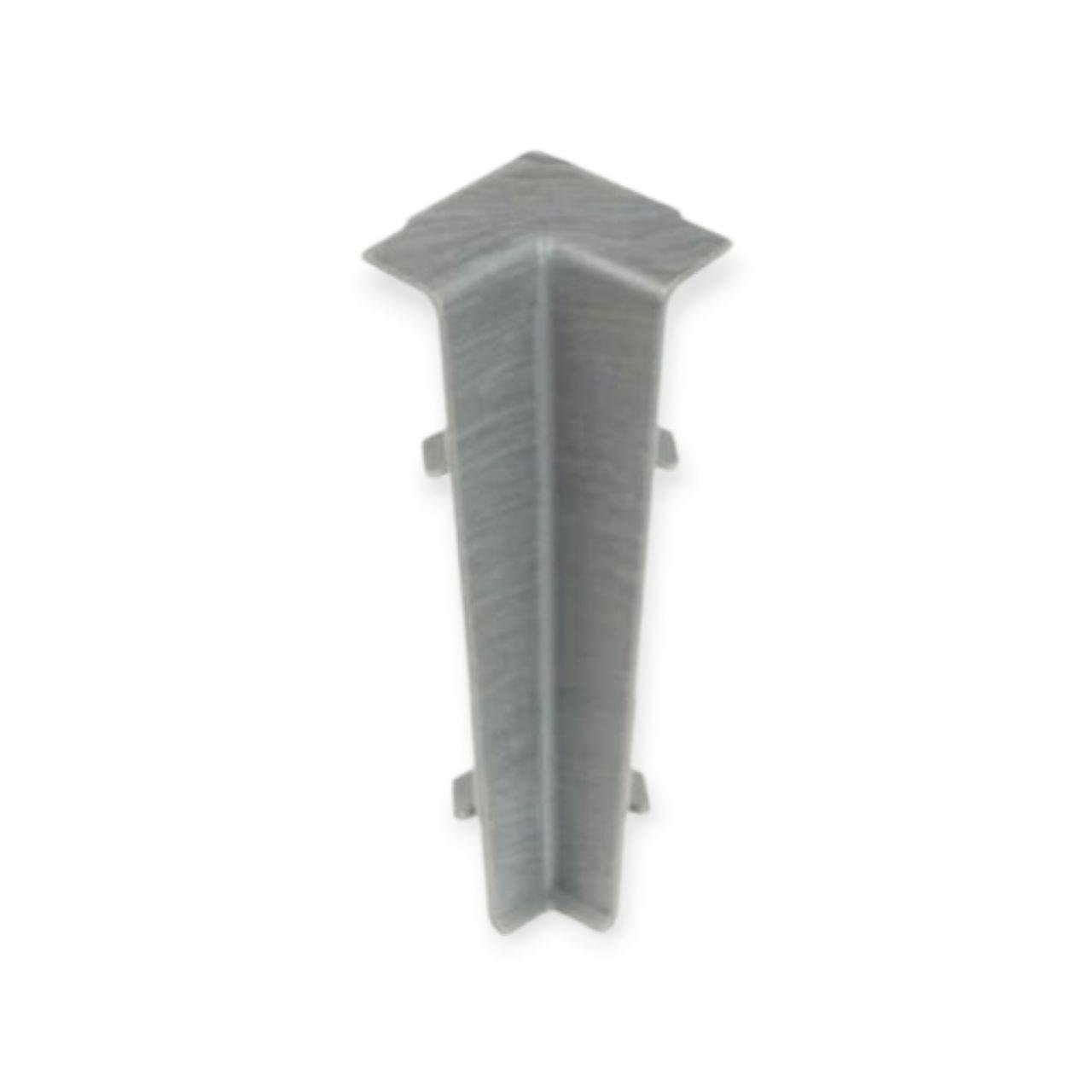 Кут внутрішній до плінтуса Cezar Hi-Line М 201 Брашований алюміній (110516012024)