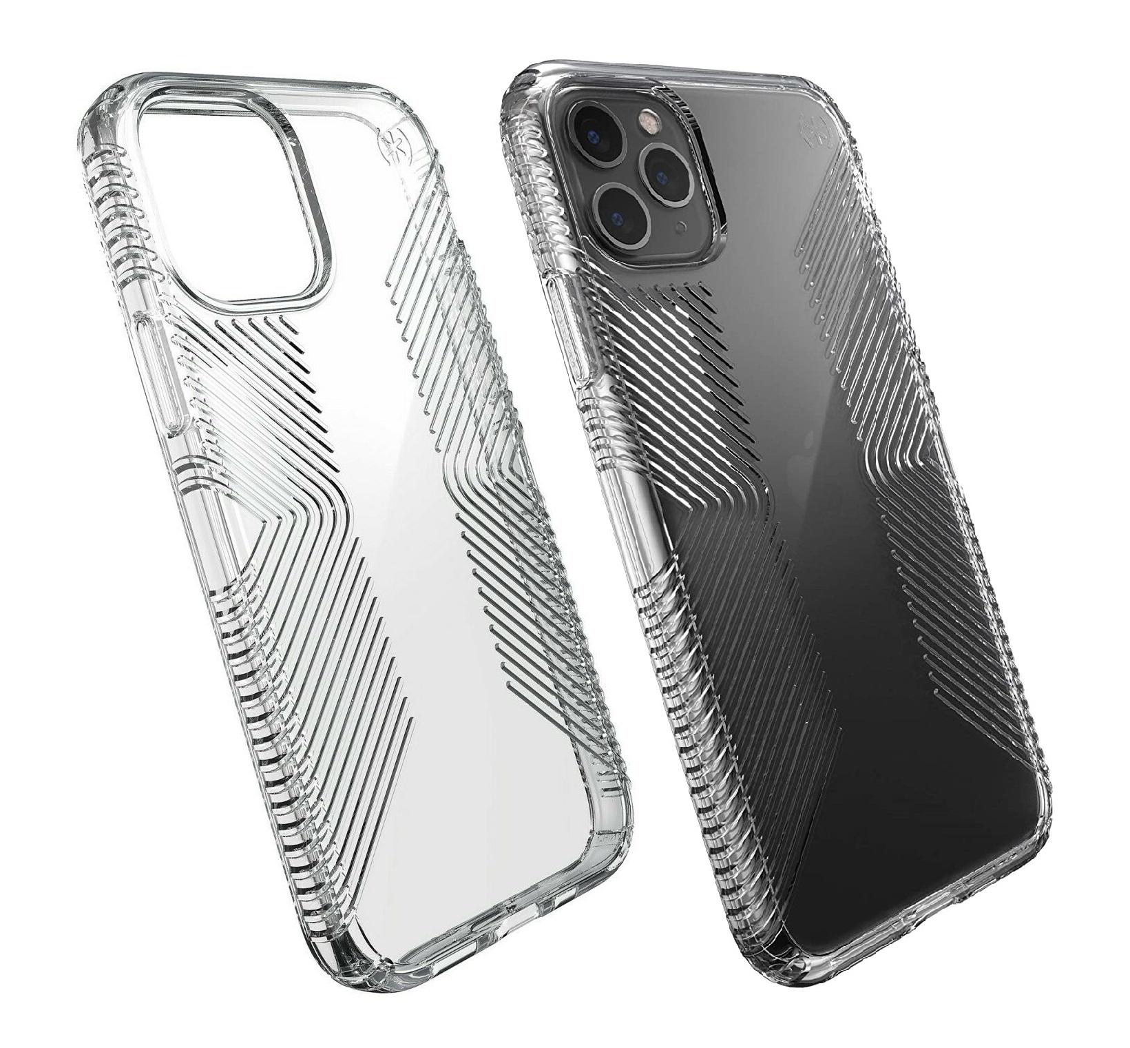 Чехол прозрачный противоударный с антимикробным покрытием Speck Presidio Clear Grip для Iphone 11 Pro Max (6.5") Crystal
