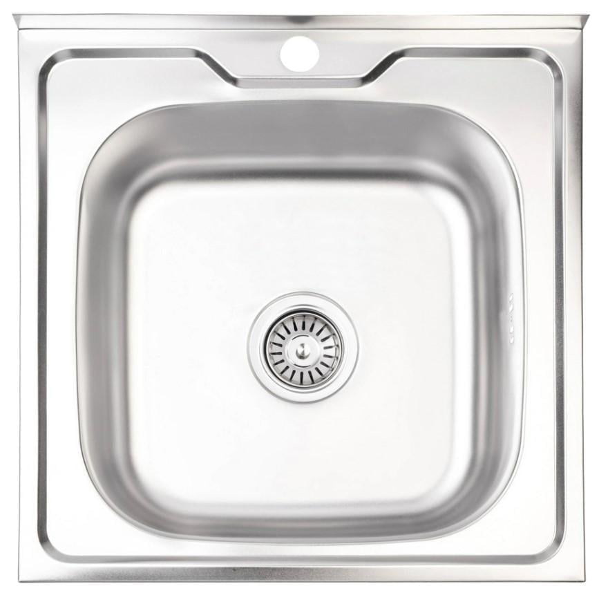 Мойка для кухни Brinex 5050 BRIN5050SAT06 врезная 0,6 мм (63438) Мойка для кухни Brinex 5050 BRIN5050SAT06 врезная 0,6 мм (63438)