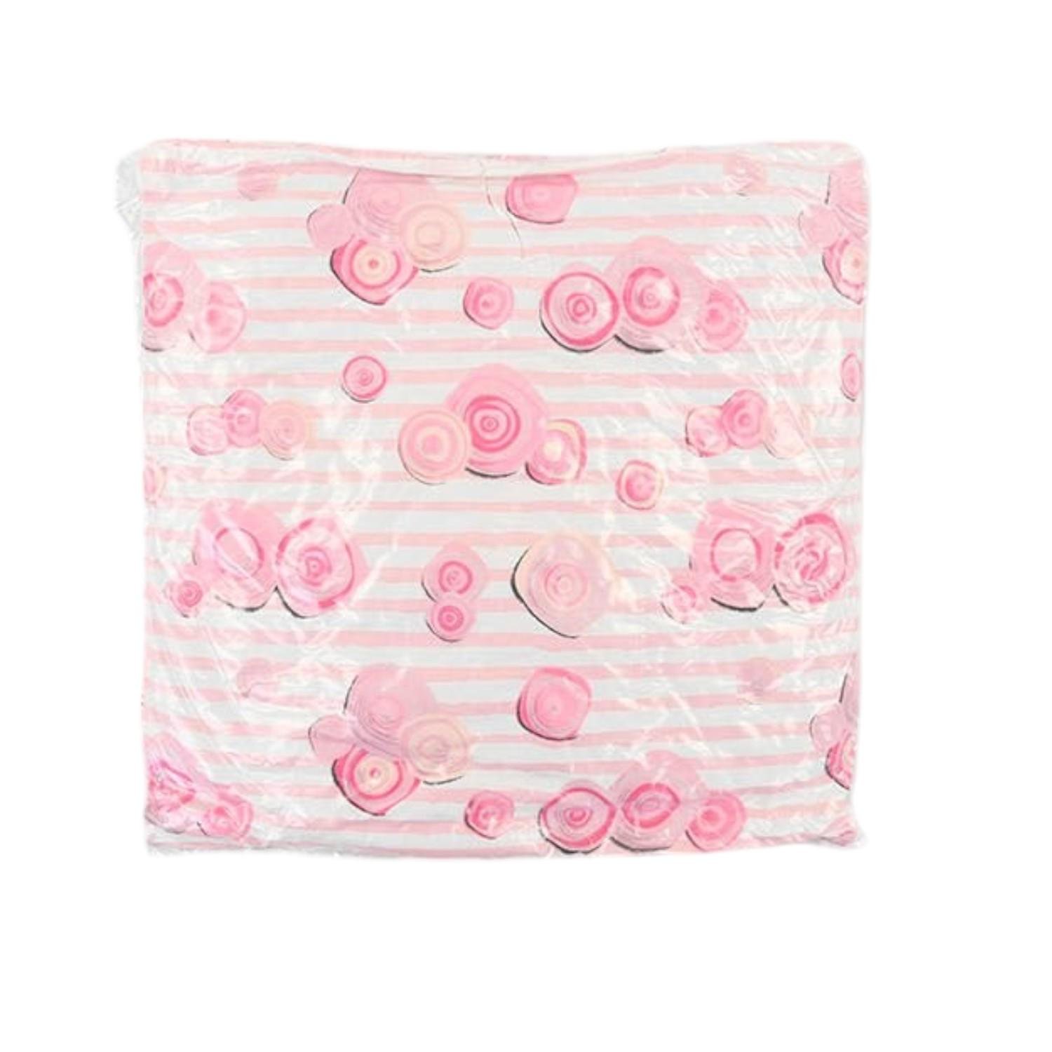 Подушка Homefort Дачная гипоаллергенная 50x50 см Розовый с цветами (100165-9)