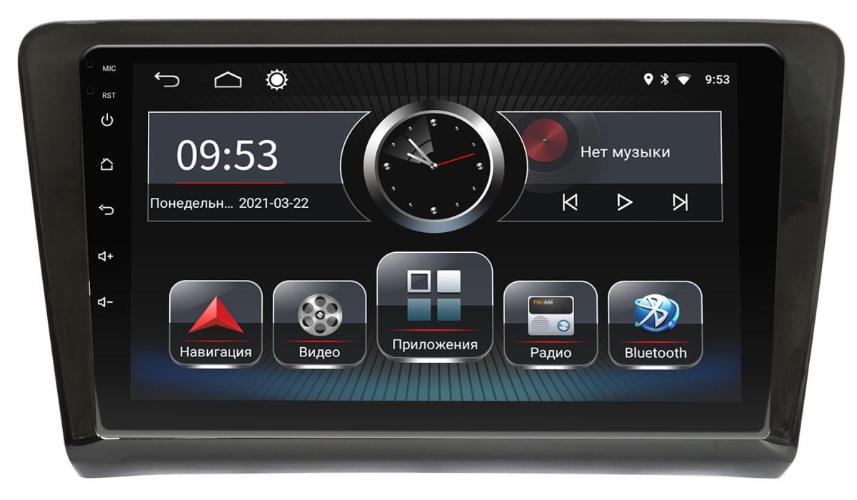 Штатная автомагнитола Incar PGA2-1092 Skoda Rapid 2013+