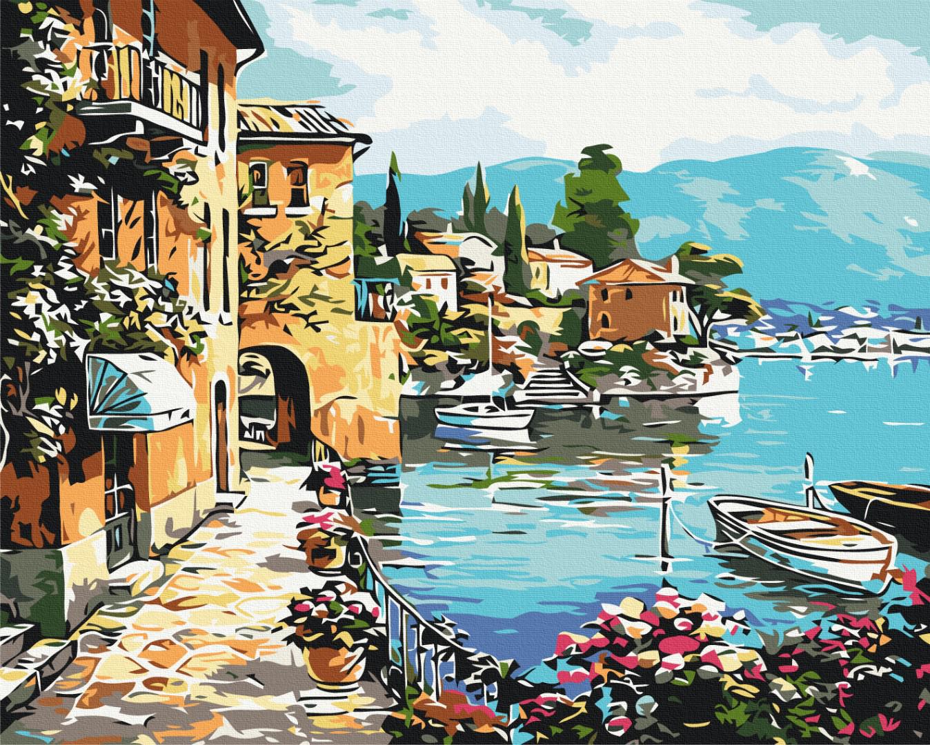 Картина по номерам Brushme Летняя набережная 48x60 см (BS32191L)