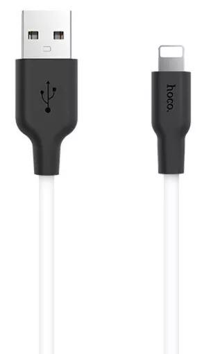 Кабель USB Hoco X21 Plus Silicone Lightning Cable (20765239) - фото 2