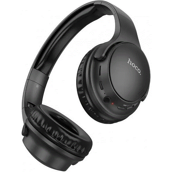 Наушники накладные Hoco Bluetooth W40 с микрофоном Черный (755742) - фото 2