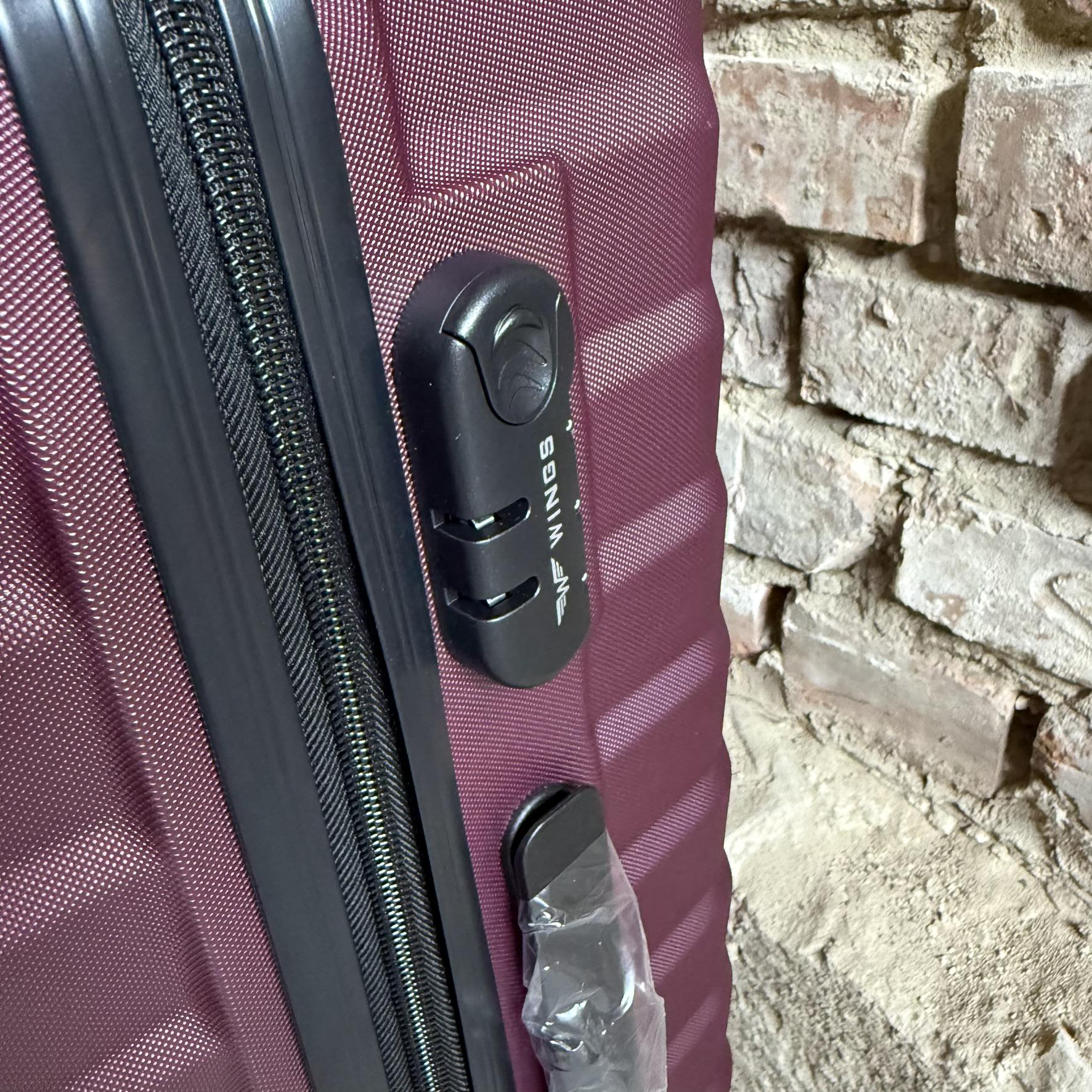 Чемодан Wings PEA01 дорожный М Бордовый (26557317) - фото 7 Чемодан Wings PEA01 дорожный М Бордовый (26557317) - фото 7