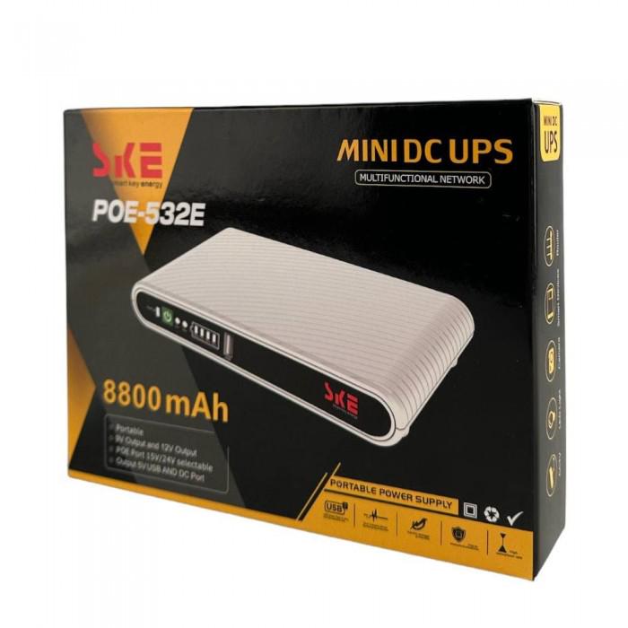 Джерело безперебійного живлення для роутера POE-532P Mini DC UPS 8800 mAh(1103) - фото 4