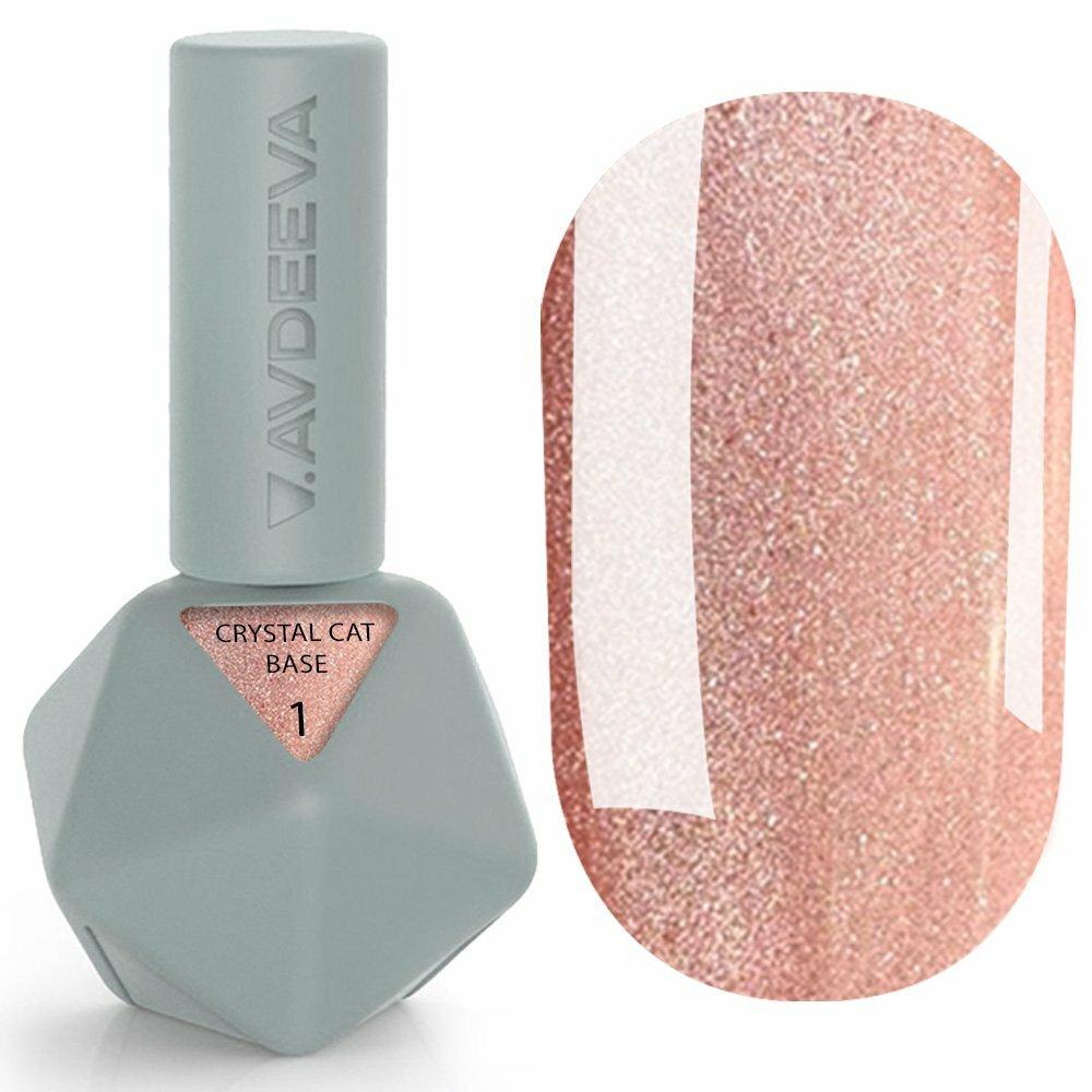 База для гель-лаку камуфлююча Victoria Avdeeva Camouflage Base Crystal Cat Eye №01 12 мл