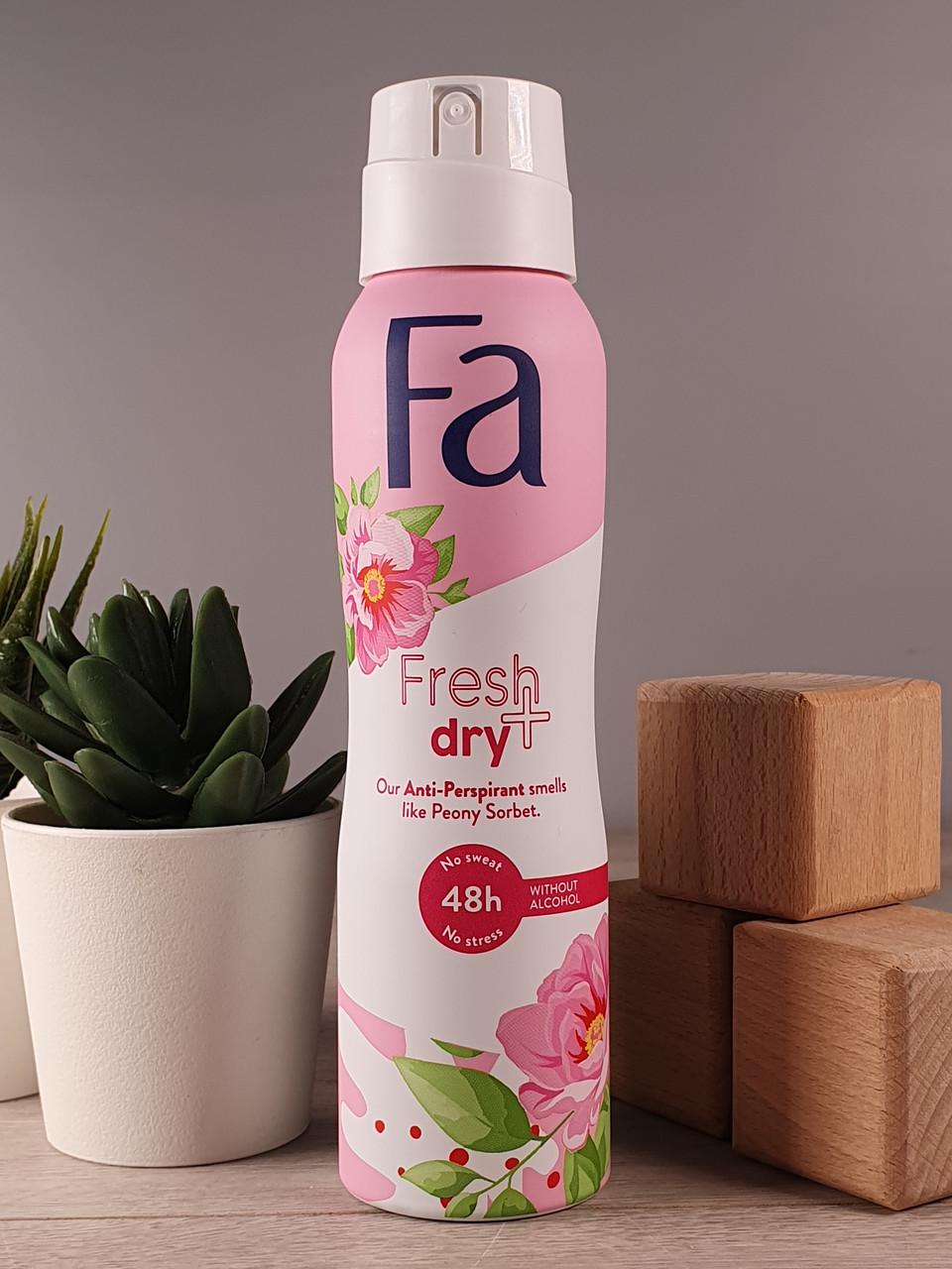 Дезодорант Fa Fresh + dry з ароматом сорбету півонії 150 мл (1882883613)