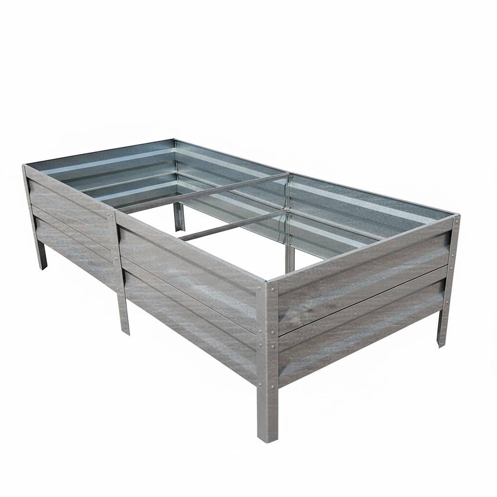 Грядка оцинкованная SIMBUD 1х2х0,4 м Цинк