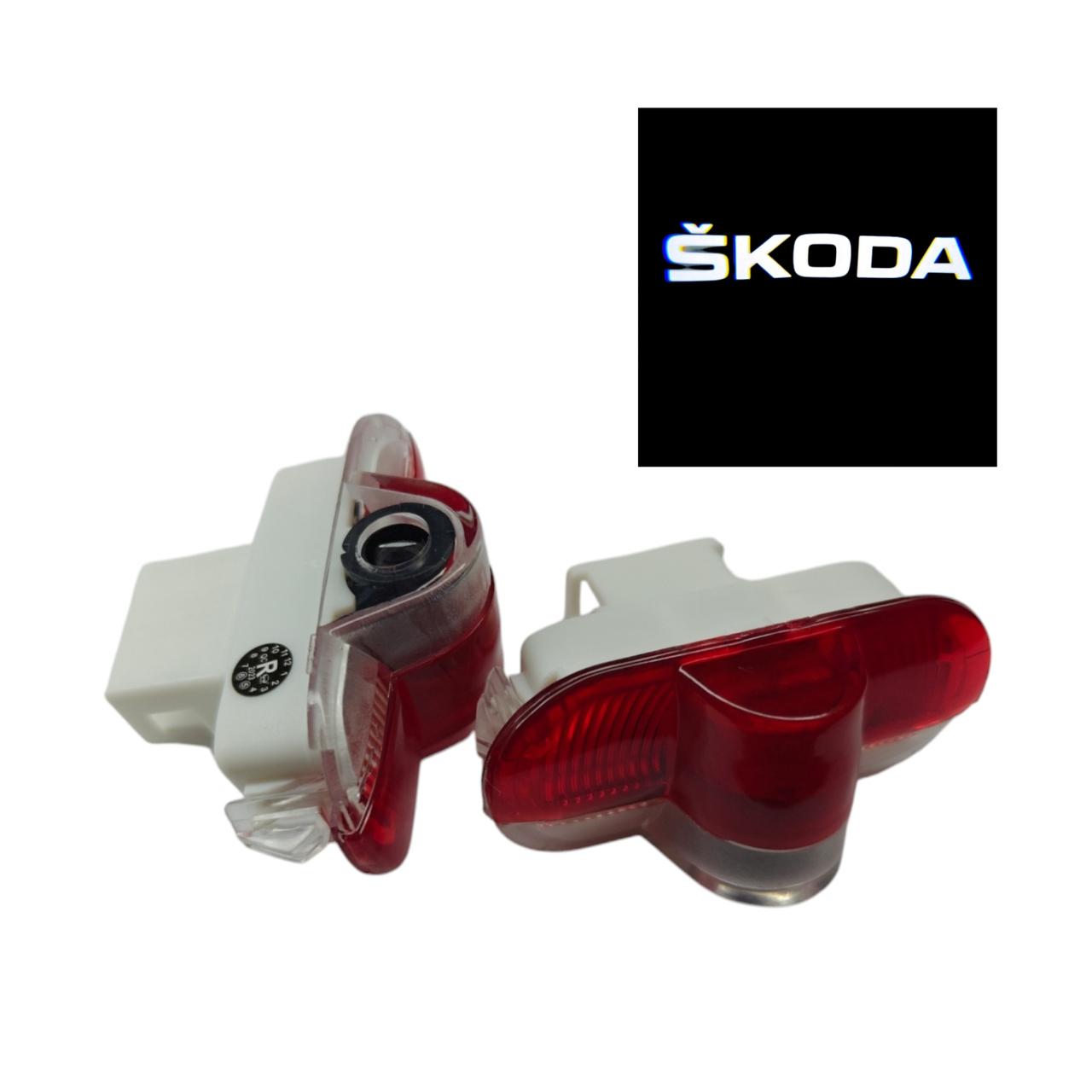 Підсвічування на двері автомобіля світлодіодне VIP штатне з логотипом Skoda Octavia 2007-2014 (2477331780) - фото 2 Підсвічування на двері автомобіля світлодіодне VIP штатне з логотипом Skoda Octavia 2007-2014 (2477331780) - фото 2