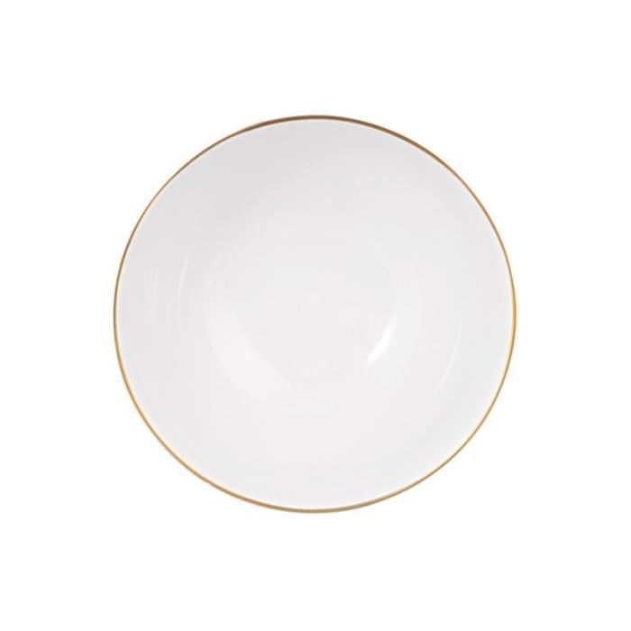 Чашка для капучино Seltmann Weiden Amina Goldrand Пиала фарфор с золотистым ободком 400 мл (2668953)