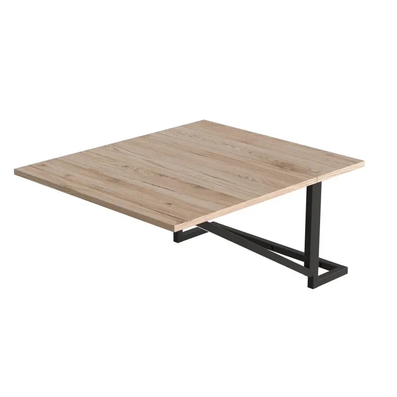 Стол письменный раскладной Ferrum Decor 60x70х51,6 см Дуб артизан/Черный (28493400)