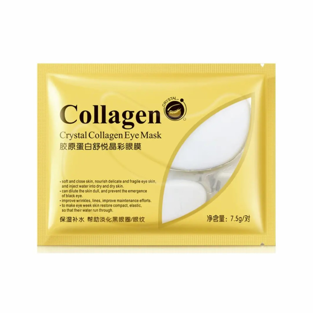 Патчи под глаза гидрогелевые Bioaqua Crystal Collagen Eye Mask 7 мл (27301671)