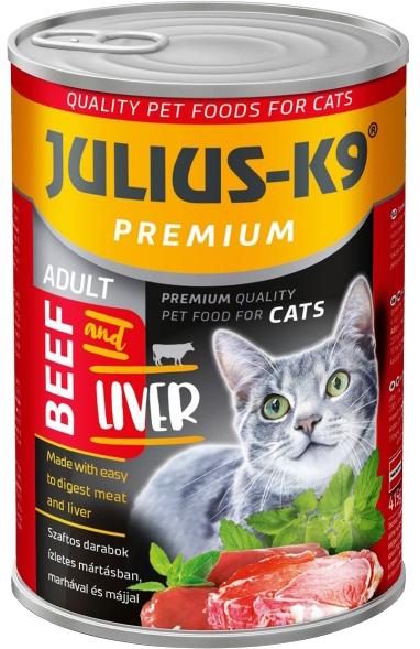 Консерва для кошек Julius-K9 говядина и печень 415 г (5998274313542)