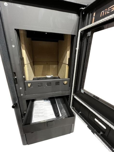 Печь на дрова с варочной поверхностью ALFA-PLAM ELITA 2 темная - фото 4