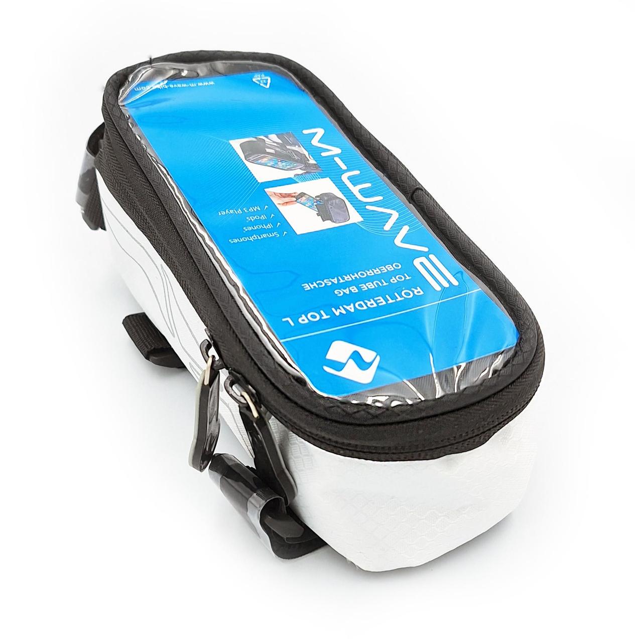 Велосумка на раму M-Wave Rotterdam для смартфона 5" Білий (G0000299)