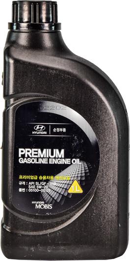 Моторное масло Mobis Premium Gasoline SL 5W-20 1 л (0510000121) - фото 1