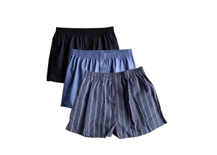 Набір трусів чоловічих PRIMARK LIMITED S 3 шт. Блакитний/Темно-синій (32781761)