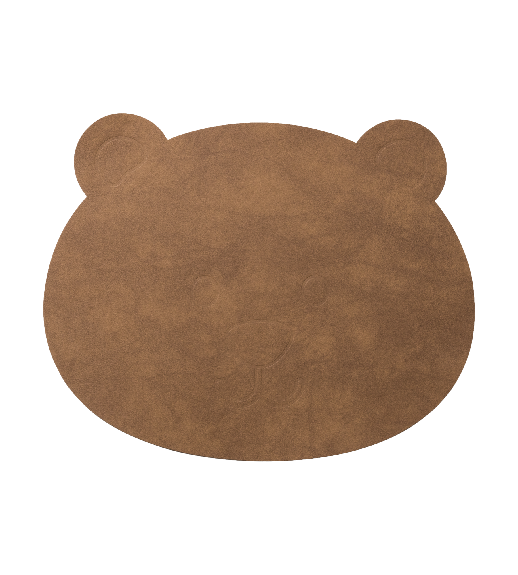 Подставка под тарелку детская LindDNA Bear кожаный 30x38 см Nupo Nature (983128) - фото 1