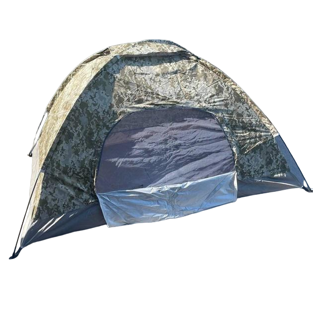Палатка быстроустанавливаемая двухместная 2х1,5 м Камуфляжный (70105)