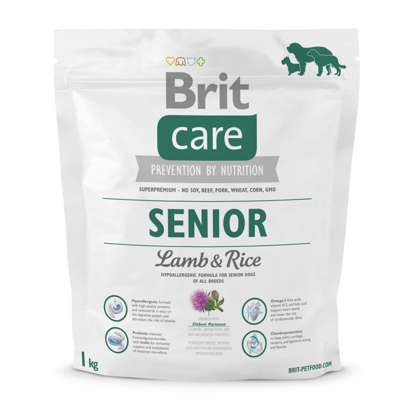 Корм сухой Brit Care Senior All Breed Lamb&Rice для пожилых собак всех пород 1 кг (8595602510023) Корм сухой Brit Care Senior All Breed Lamb&Rice для пожилых собак всех пород 1 кг (8595602510023)