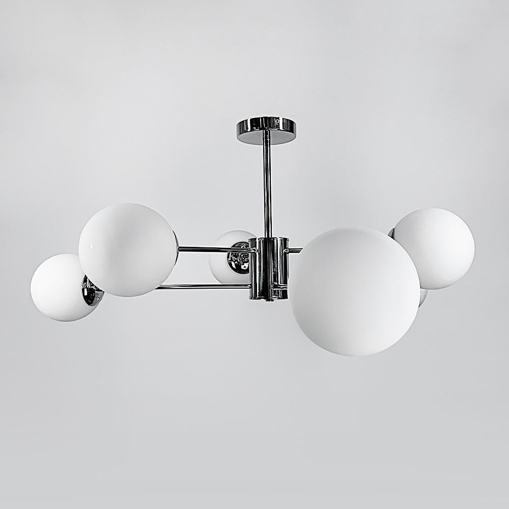 Люстра стельова Right Selection на 6 плафонів Срібний (CD 111/6 CH) - фото 6 Люстра стельова Right Selection на 6 плафонів Срібний (CD 111/6 CH) - фото 6