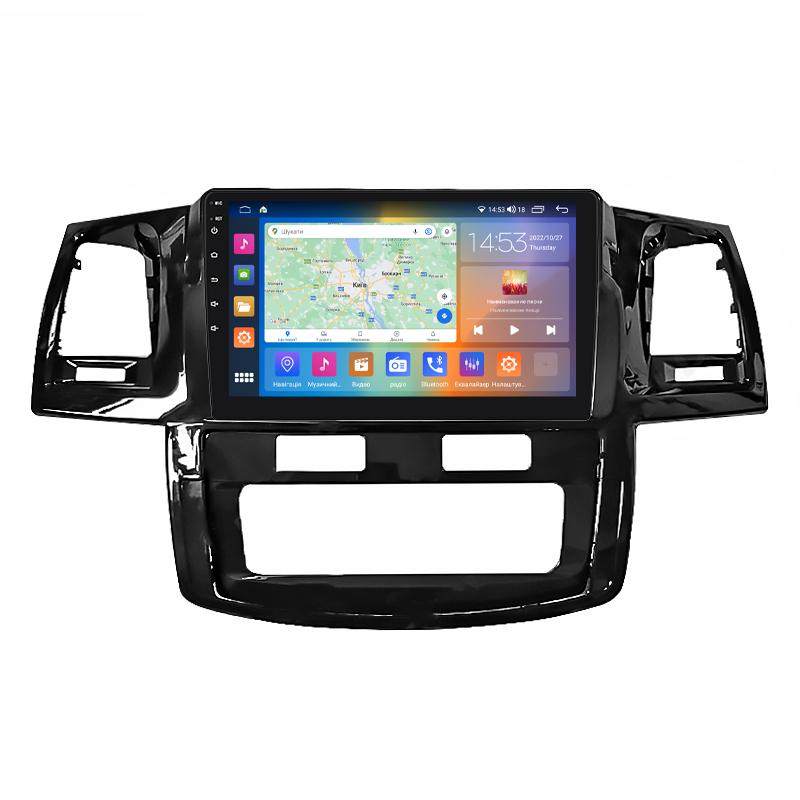 Штатная магнитола 9" Lesko для Toyota Hilux VII Рестайлинг 2011-2015 2/32Gb CarPlay 4G Wi-Fi GPS Prime Тойота