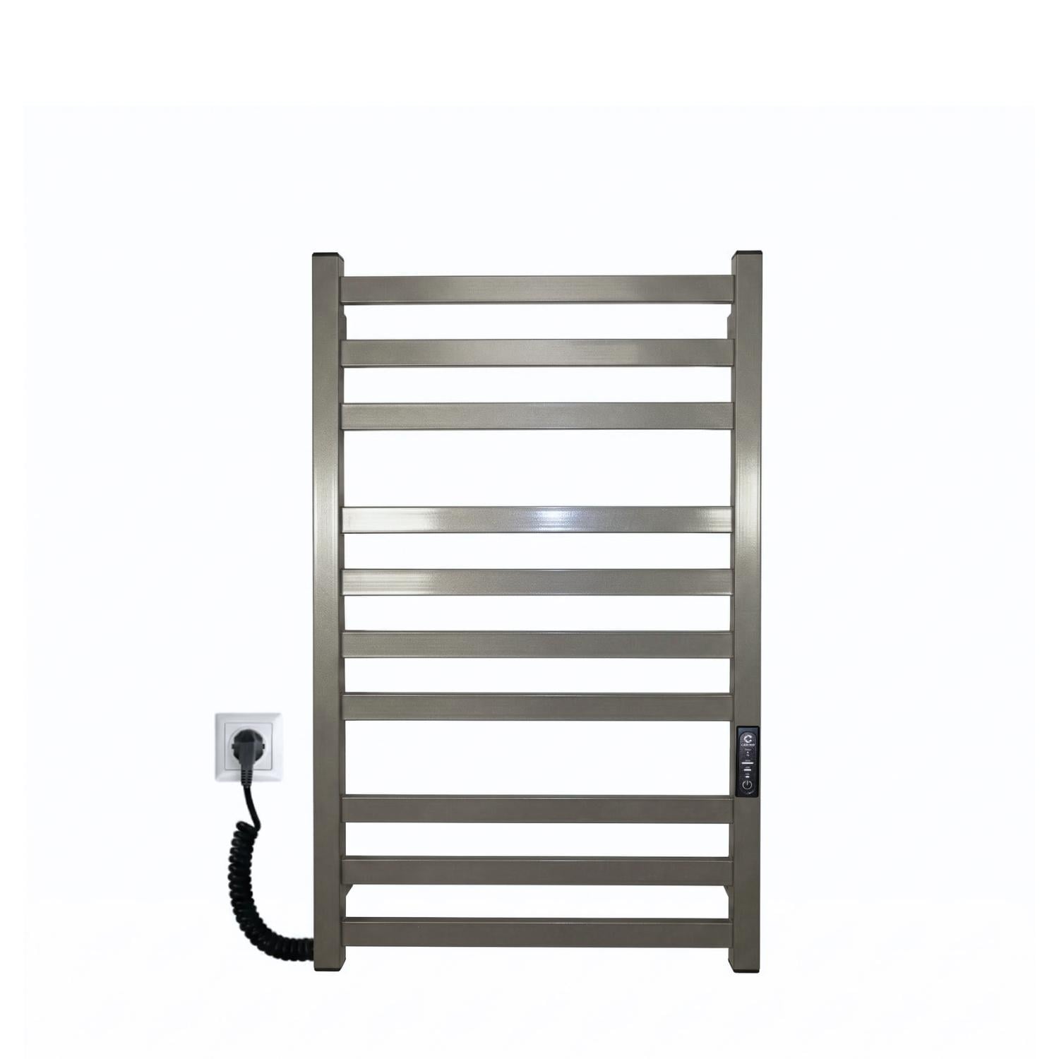 Полотенцесушитель электрический Carino Ricardo с контроллером 790x490 см Серый металлик (R7949FGG)