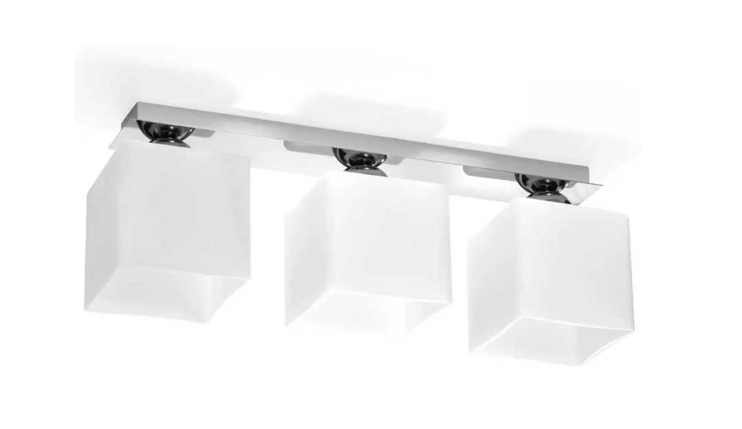 Потолочный светильник Sollux PIAZZA 3 Chrome SL.0227 Потолочный светильник Sollux PIAZZA 3 Chrome SL.0227
